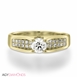 Picture of 0.58 Total Carat Designer Engagement Round Diamond Ring