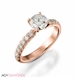 Picture of 0.98 Total Carat Classic Engagement Round Diamond Ring