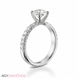 Picture of 0.98 Total Carat Classic Engagement Round Diamond Ring