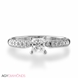 Picture of 0.42 Total Carat Classic Engagement Princess Diamond Ring