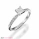 Picture of 0.52 Total Carat Classic Engagement Princess Diamond Ring