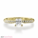 Picture of 0.42 Total Carat Classic Engagement Princess Diamond Ring