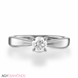 Picture of 0.40 Total Carat Solitaire Engagement Round Diamond Ring