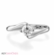 Picture of 0.40 Total Carat Solitaire Engagement Round Diamond Ring