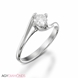 Picture of 0.70 Total Carat Solitaire Engagement Round Diamond Ring