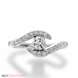 Picture of 0.59 Total Carat Designer Engagement Round Diamond Ring