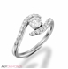 Picture of 0.69 Total Carat Designer Engagement Round Diamond Ring