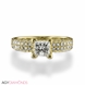 Picture of 1.30 Total Carat Designer Engagement Princess Diamond Ring