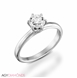 Picture of 0.50 Total Carat Solitaire Engagement Round Diamond Ring