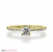 Picture of 0.33 Total Carat Classic Engagement Round Diamond Ring