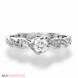 Picture of 0.32 Total Carat Designer Engagement Round Diamond Ring