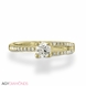 Picture of 0.62 Total Carat Designer Engagement Round Diamond Ring