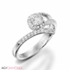 Picture of 0.57 Total Carat Designer Engagement Round Diamond Ring