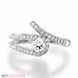 Picture of 0.57 Total Carat Designer Engagement Round Diamond Ring