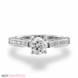 Picture of 1.00 Total Carat Masterworks Engagement Round Diamond Ring