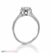 Picture of 0.73 Total Carat Halo Engagement Round Diamond Ring