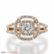 Picture of 0.92 Total Carat Classic Engagement Round Diamond Ring