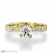 Picture of 0.54 Total Carat Classic Engagement Round Diamond Ring