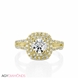 Picture of 1.16 Total Carat Halo Engagement Round Diamond Ring