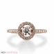 Picture of 0.59 Total Carat Classic Engagement Round Diamond Ring