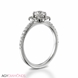 Picture of 0.59 Total Carat Classic Engagement Round Diamond Ring