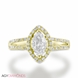 Picture of 0.80 Total Carat Halo Engagement Marquise Diamond Ring