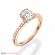 Picture of 0.46 Total Carat Classic Engagement Oval Diamond Ring