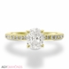 Picture of 1.16 Total Carat Classic Engagement Oval Diamond Ring