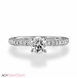 Picture of 0.56 Total Carat Classic Engagement Round Diamond Ring