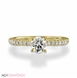 Picture of 0.41 Total Carat Classic Engagement Round Diamond Ring