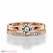 Picture of 0.32 Total Carat Designer Engagement Round Diamond Ring