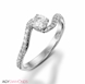 Picture of 0.53 Total Carat Classic Engagement Round Diamond Ring