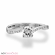 Picture of 0.40 Total Carat Classic Engagement Round Diamond Ring