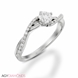 Picture of 0.36 Total Carat Designer Engagement Round Diamond Ring