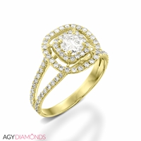 Picture of 1.02 Total Carat Classic Engagement Round Diamond Ring