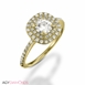 Picture of 1.41 Total Carat Halo Engagement Round Diamond Ring