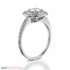 Picture of 1.41 Total Carat Halo Engagement Round Diamond Ring